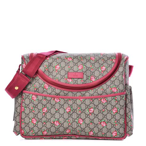 gucci rose backpack diaper bag|authentic gucci diaper bag.